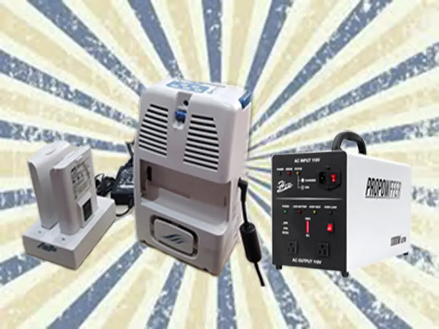 攜帶式氧氣機行動充電站