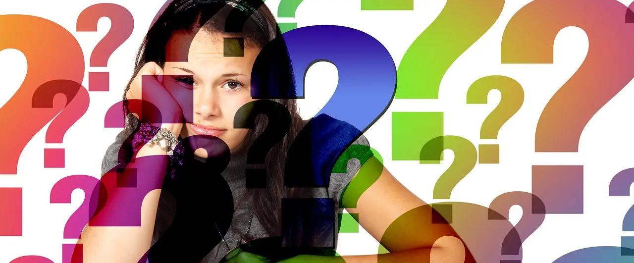 question mark, question, pupil, girl, frown, response, seek, think, problem, mystery, boredom, boring, perplexity, pondering, question mark, question mark, question, question, question, question, question