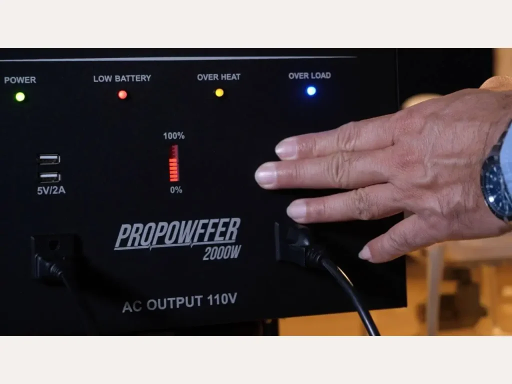ProPowffer 2000W AC移動電源｜適合長時供電